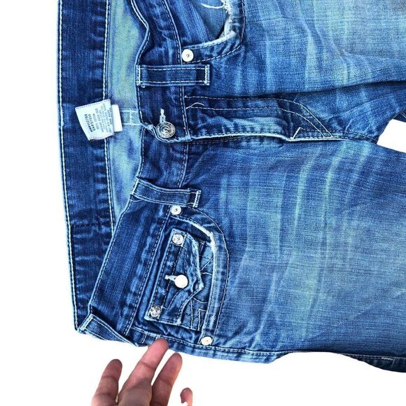 True Religion Jeans Size 34 BOOT CUT Blue - Picture 11 of 11